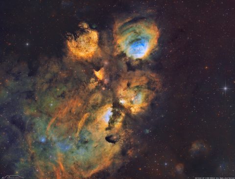 NGC 6334: سحابی پنجهٔ گربه