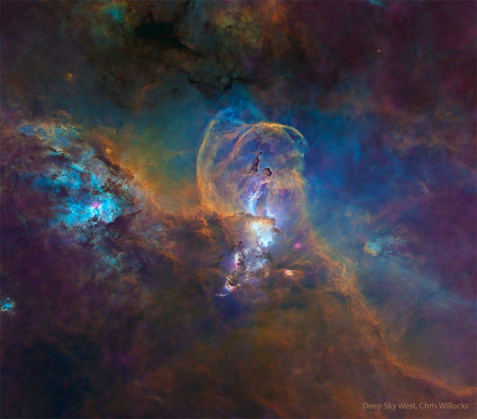 ناحیهٔ ستاره‌زایی NGC 3582 بدون ستاره