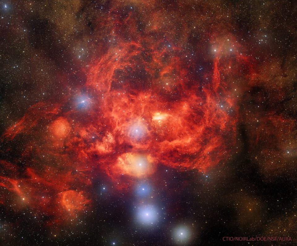 NGC 6357: سحابی خرچنگ‌دریایی