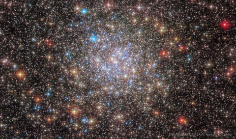 خوشهٔ ستاره‌ای کروی NGC 6355 از هابل
