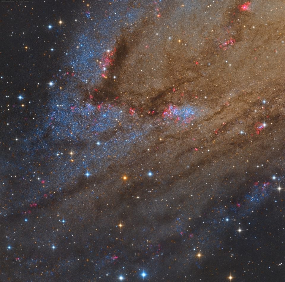 NGC 206 و ابرهای ستاره‌ای اندرومدا
