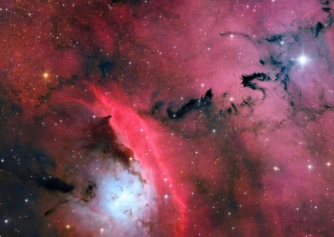 ستارگان، غبار و سحابی در NGC 6559
