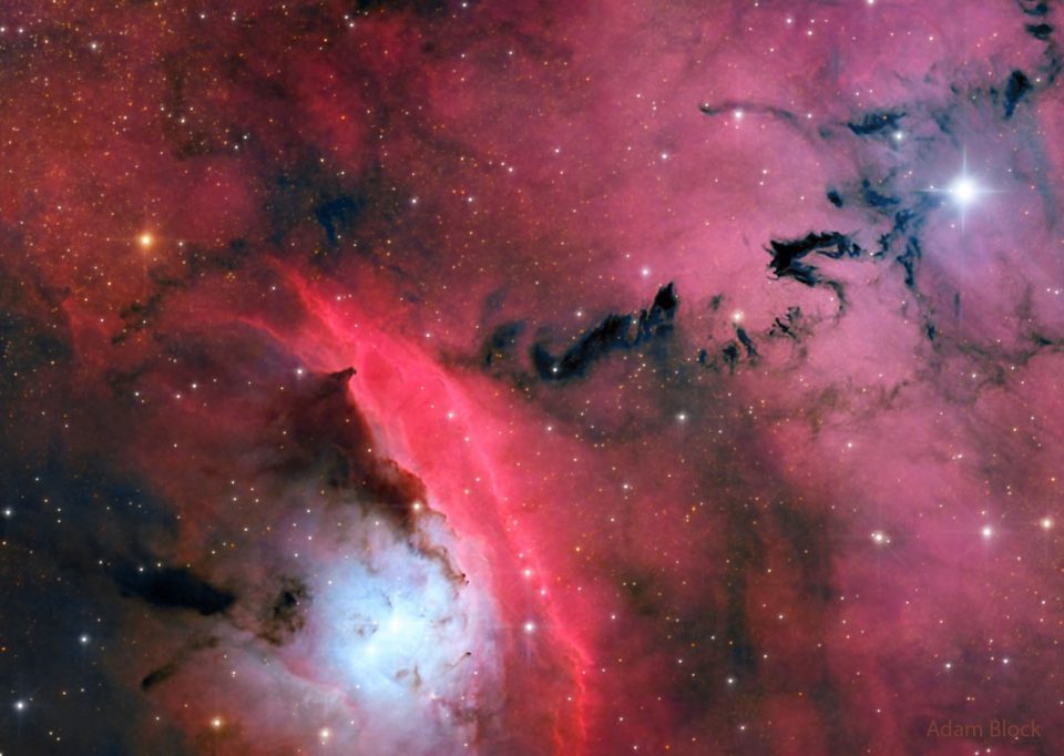 ستارگان، غبار و سحابی در NGC 6559