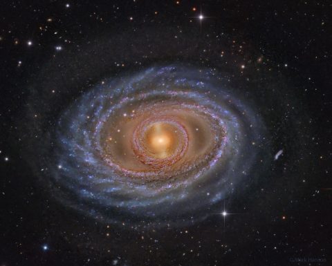 حلقه ها و میله های کهکشان مارپیچی NGC 1398