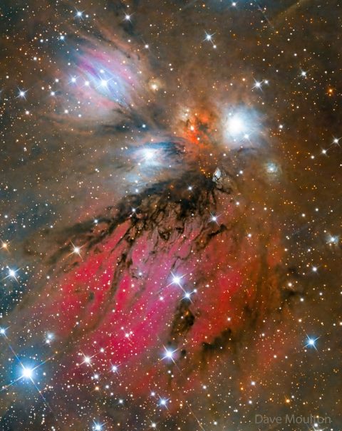 ء NGC 2170: هنر انتزاعی سحابی فرشته