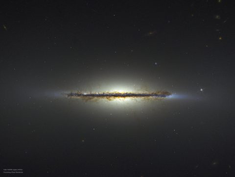 ء M102: Edge-on Disk Galaxy
