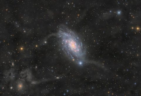 کهکشان NGC 2403 در صورت فلکی زرافه