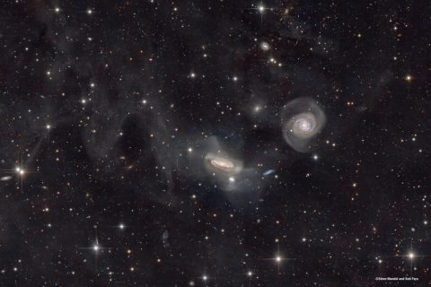 سحابی‌های شار انباشته و گروه NGC 7771