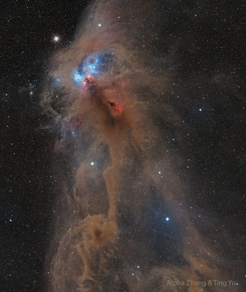 ء NGC 6727: سحابی بابون خشمگین