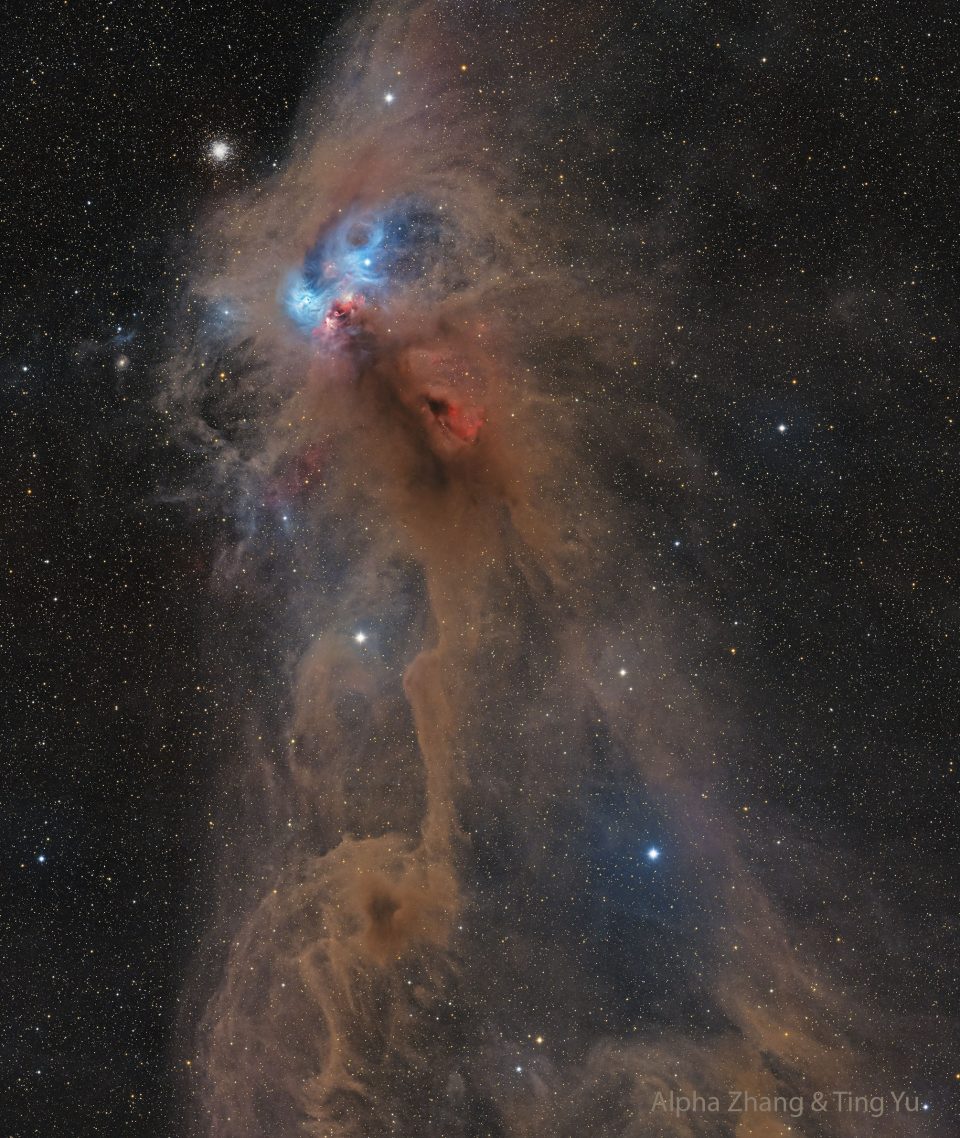 ء NGC 6727: سحابی بابون خشمگین