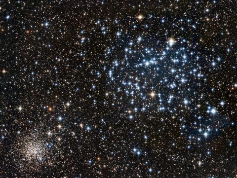 خوشه‌های ستاره‌ای باز M35 و NGC 2158