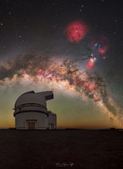 راه شیری بالای Maunakea