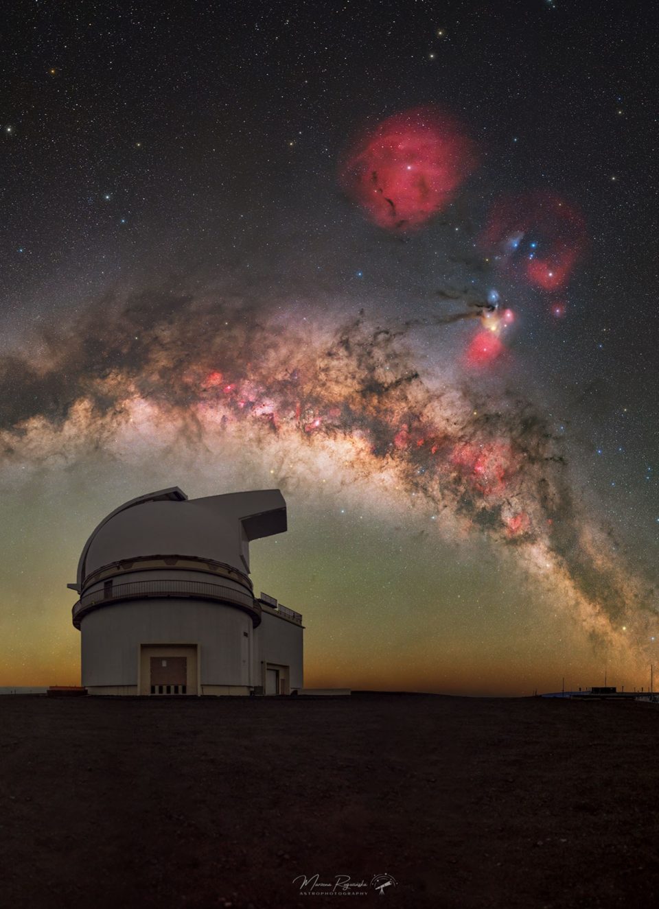 راه شیری بالای Maunakea