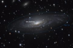 ابرنواختر 2025rbs در کهکشان NGC 7331