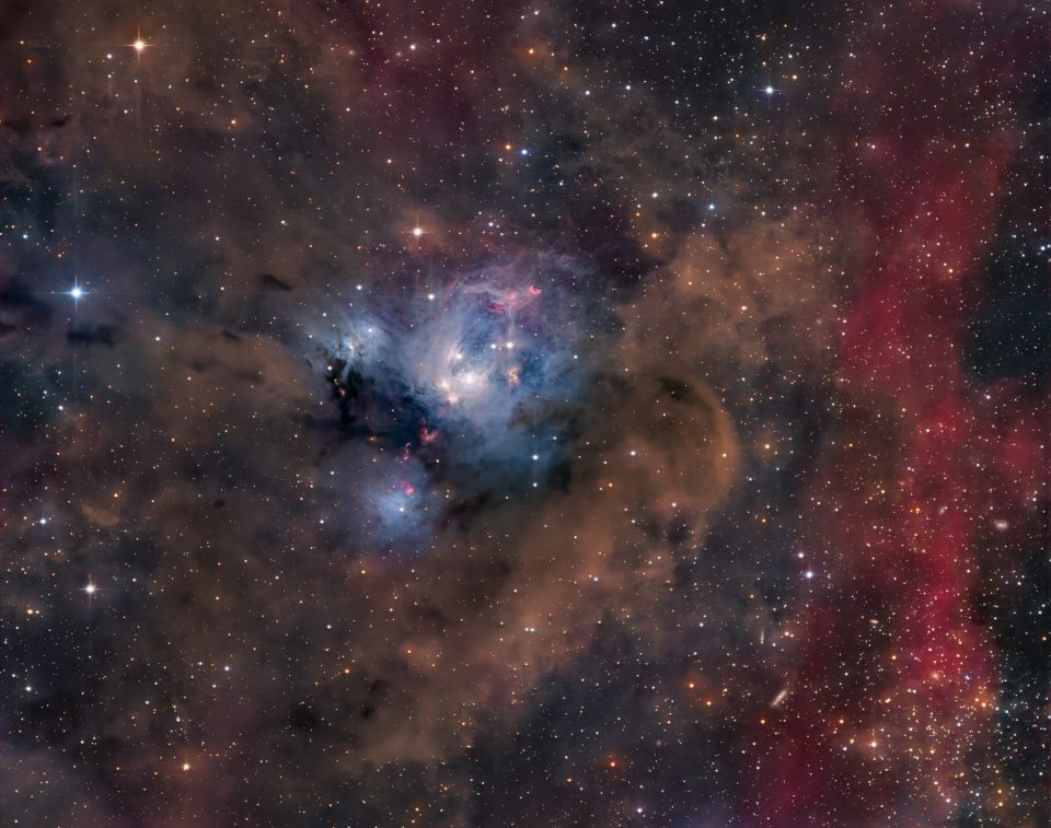 خورشیدهای جوان NGC 7129