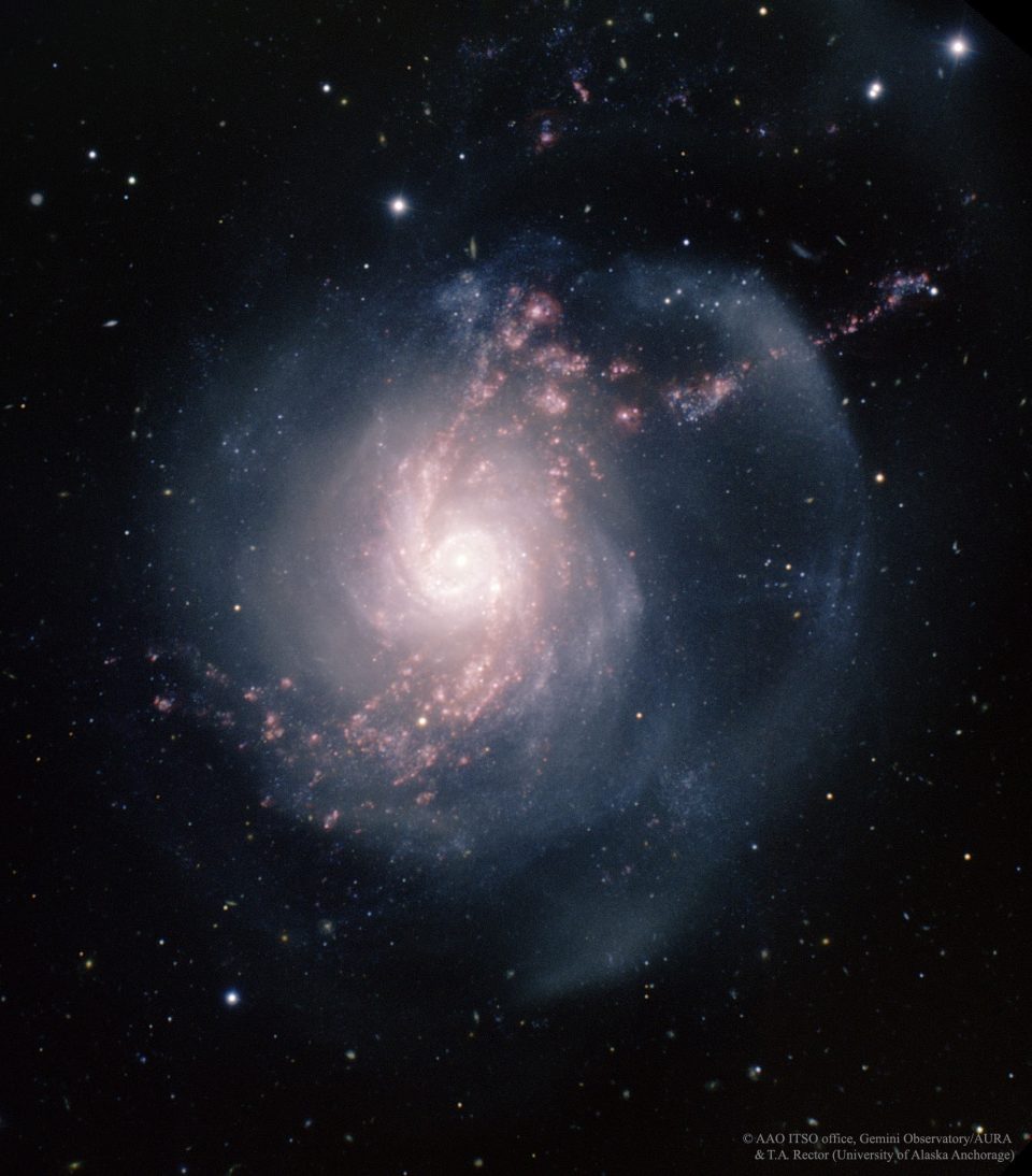NGC 3310: کهکشان مارپیچی ستاره‌زا