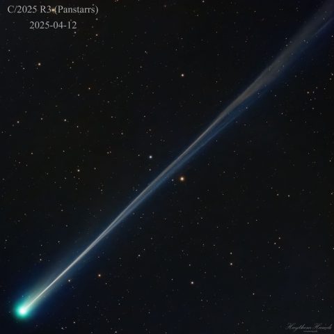 دُم بلند و نازک دنباله‌دار R3 (PanSTARRS)