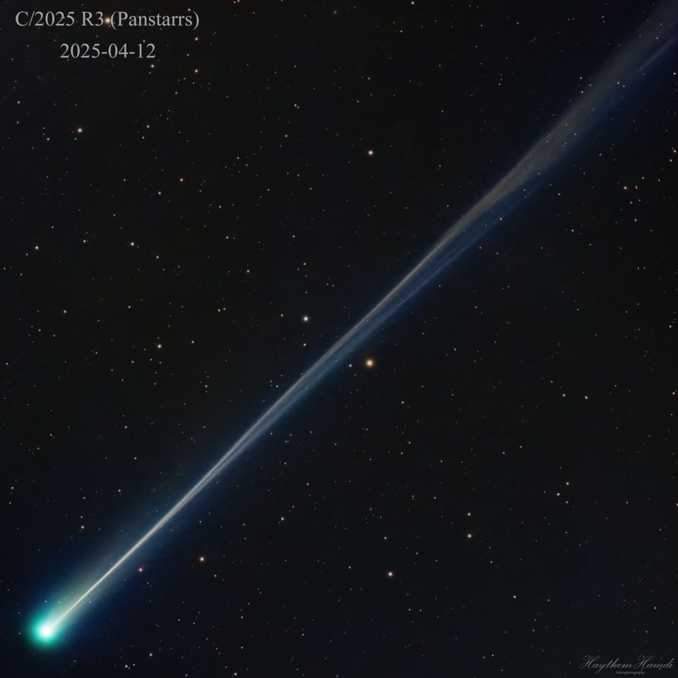 دُم بلند و نازک دنباله‌دار R3 (PanSTARRS)