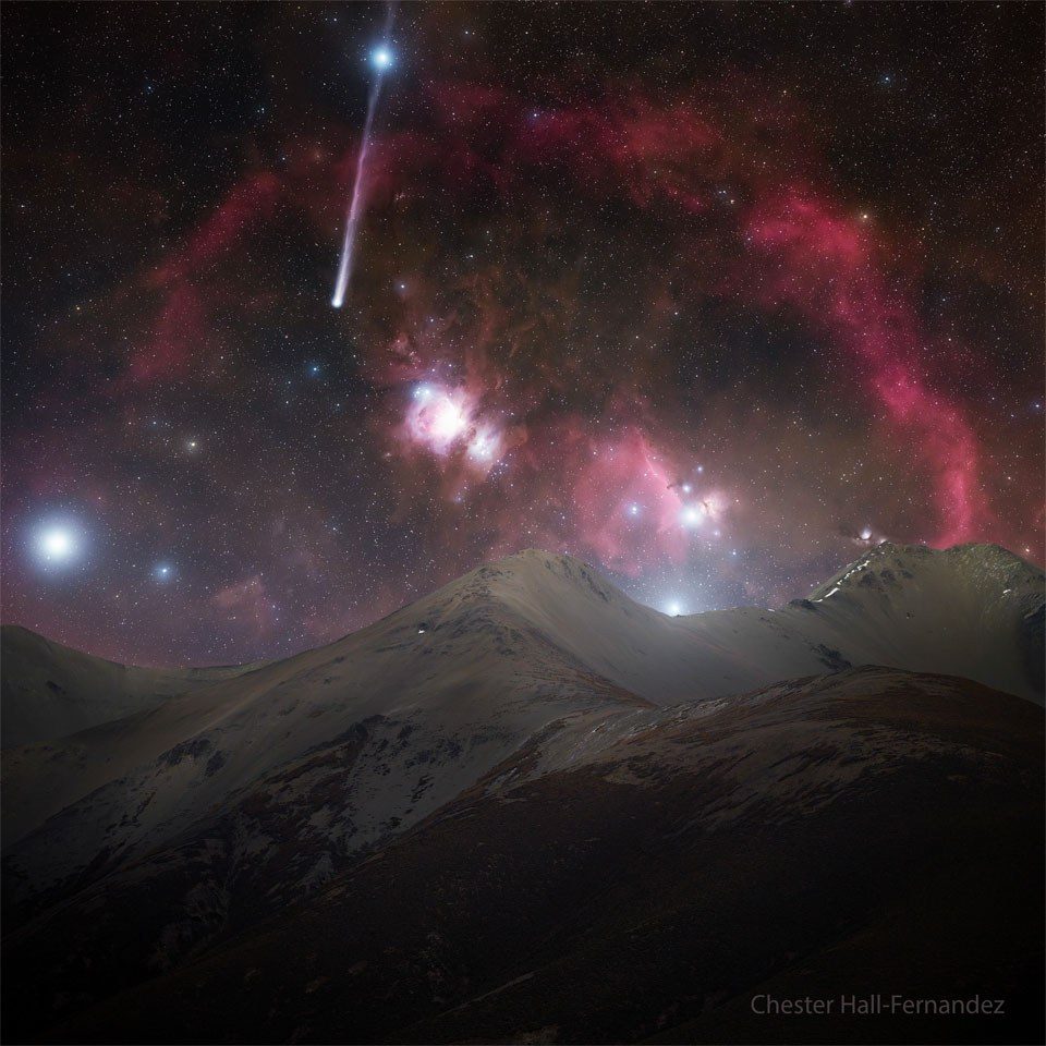 دنباله‌دار R3 PanSTARRS: یک دنباله‌دار در صورت فلکی شکارچی (جبار)