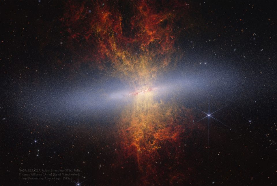 ء M82: کهکشانی با باد ابرکهکشانی