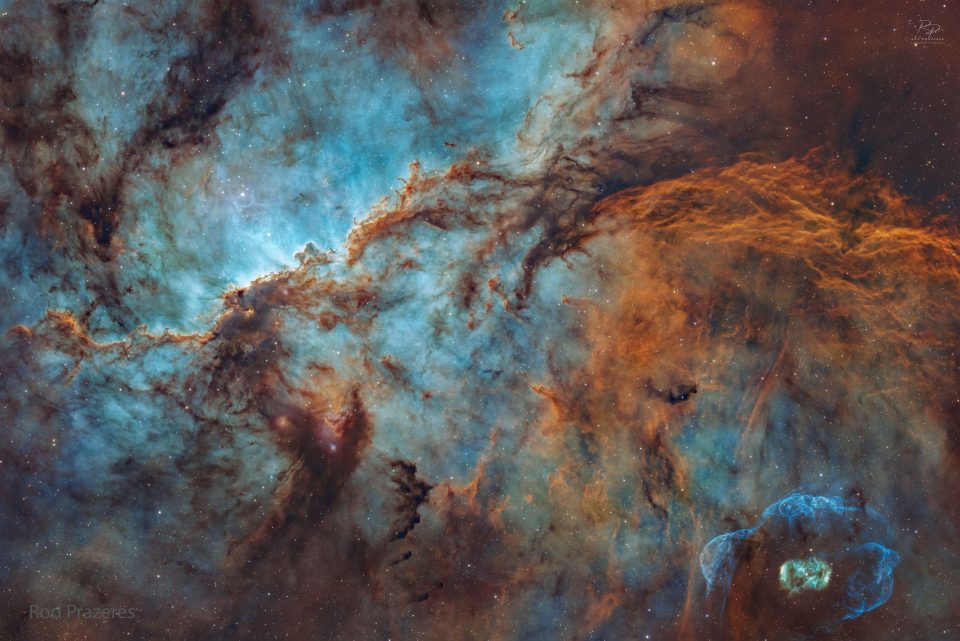 ء NGC 6188: اژدهایان آسمان آرا